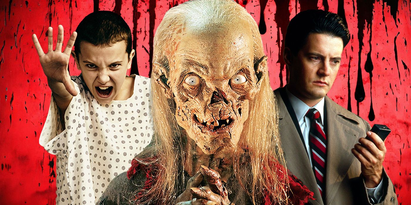 Stills from Stranger Things, Tales From the Crypt, and Twin Peaks