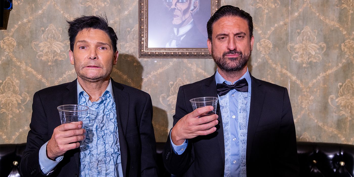 Corey Feldman and Eugenio Mira at Fantastic Fest 2024 for The Birthday