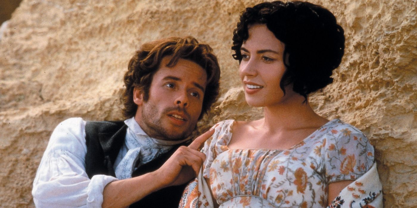 Guy Pearce as Fernand and Dagmara Dominczyk as Mercedes in The Count of Monte Cristo