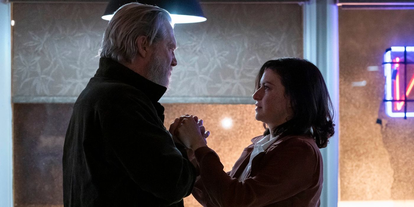 Jeff Bridges and Alia Shawkat in The Old Man Season 2 finale