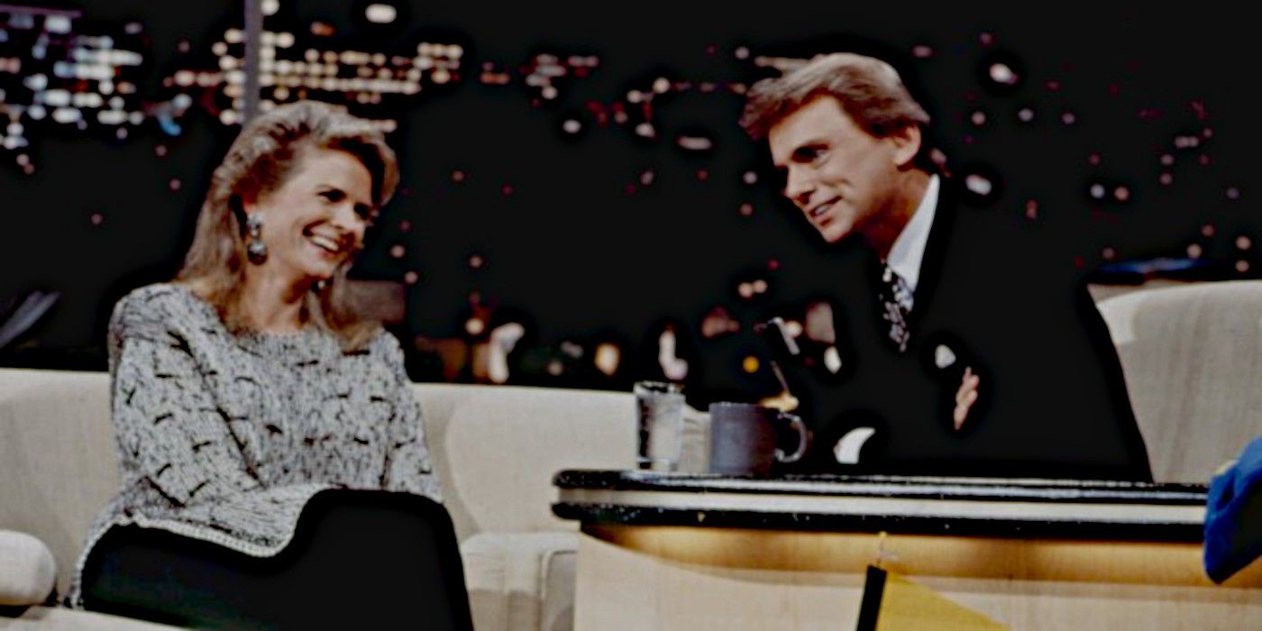 Pat Sajak talks to his guest Candice Bergen on 'The Pat Sajak Show.'