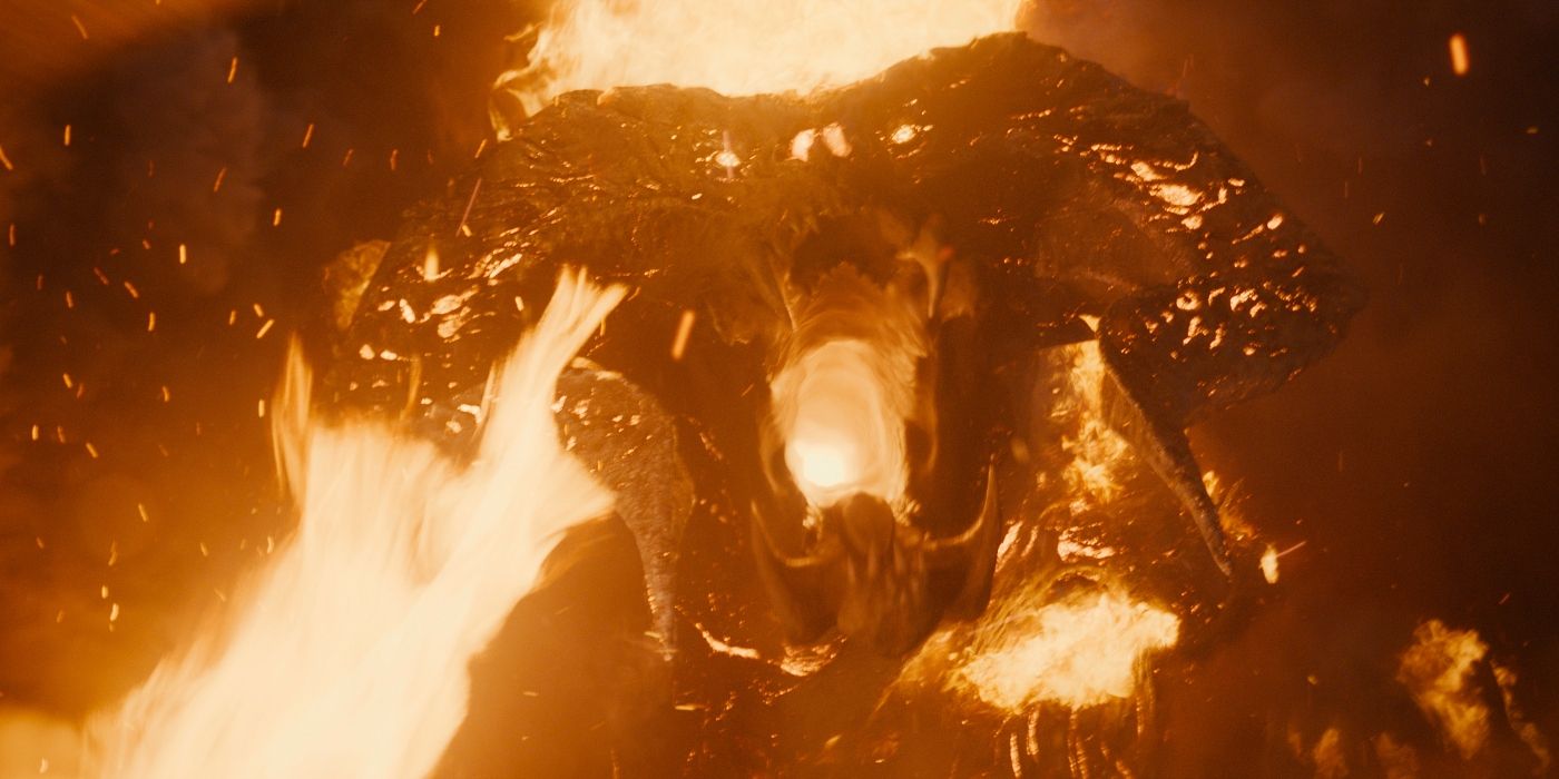 The balrog in the Rings of Power Season 2 finale