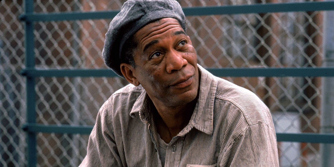 Morgan Freeman as Red in The Shawshank Redemption