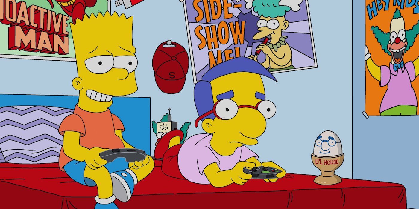 The Simpsons Season 36 - Bart's Birthday - Bart and Milhouse