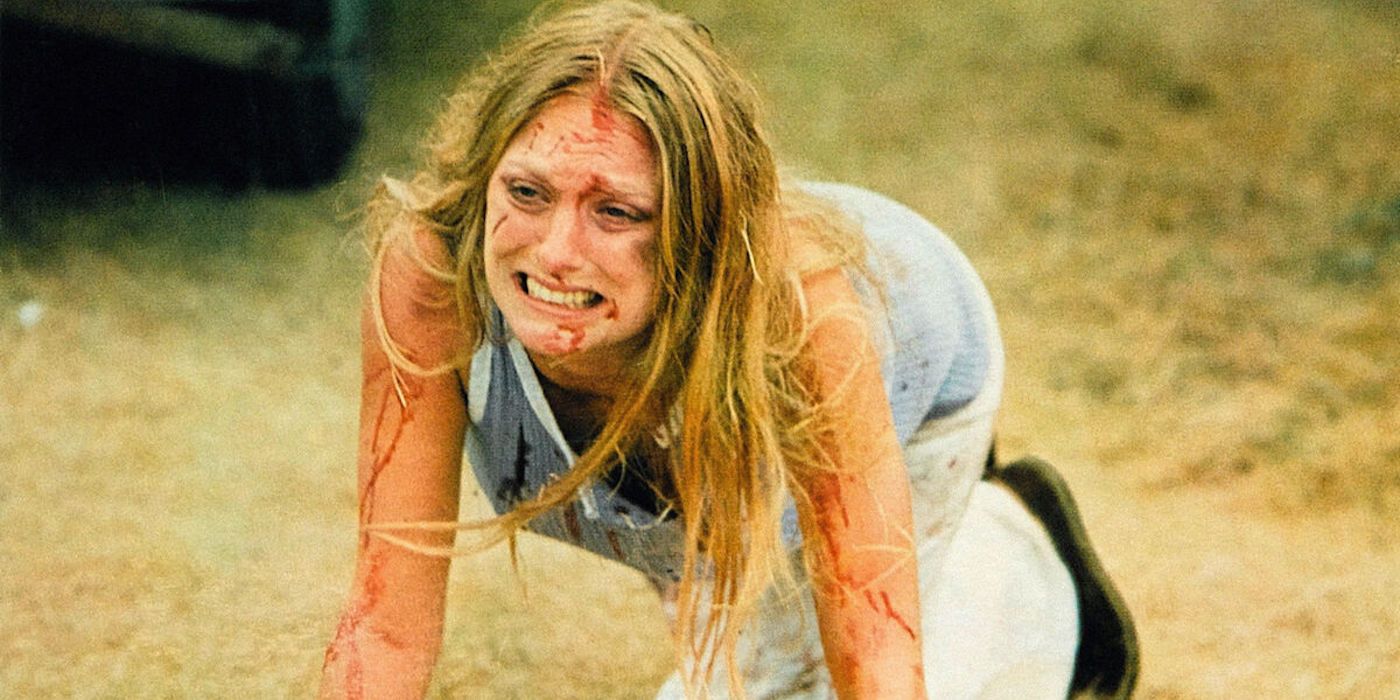 Marilyn Burns as Sally Hardesty in The Texas Chain Saw Massacre