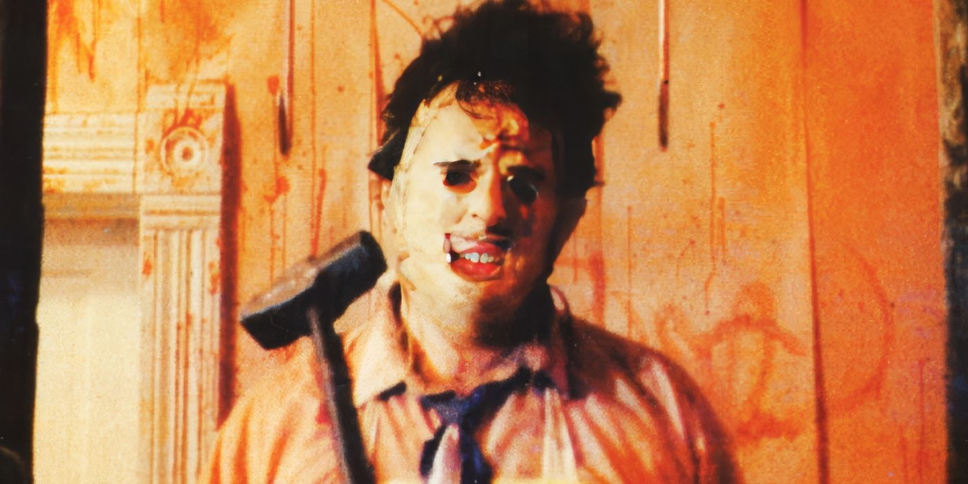 Gunnar Hansen as Leatherface in The Texas Chain Saw Massacre