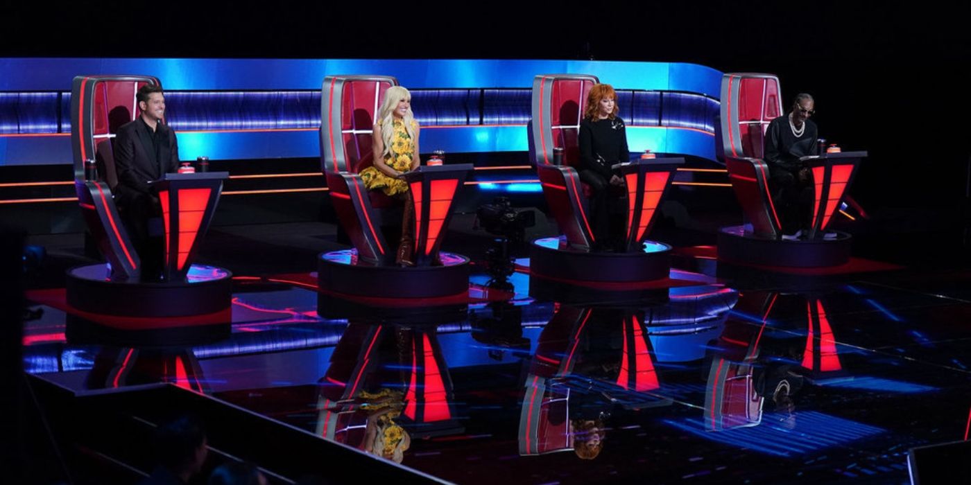 The coaches watch the Battle Rounds on 'The Voice' Season 26.