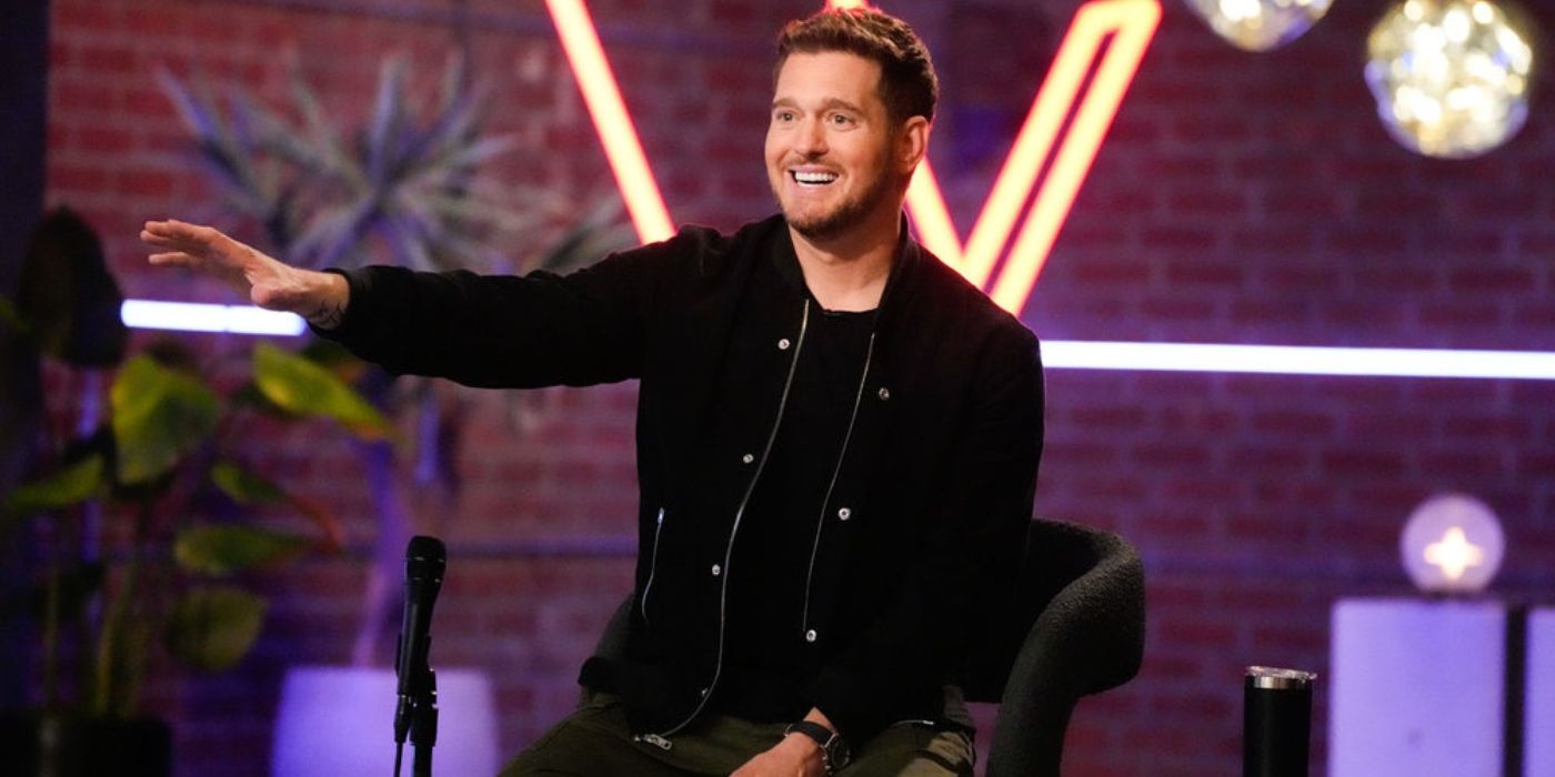 Michael Bublé's coaching session on 'The Voice' Season 26.