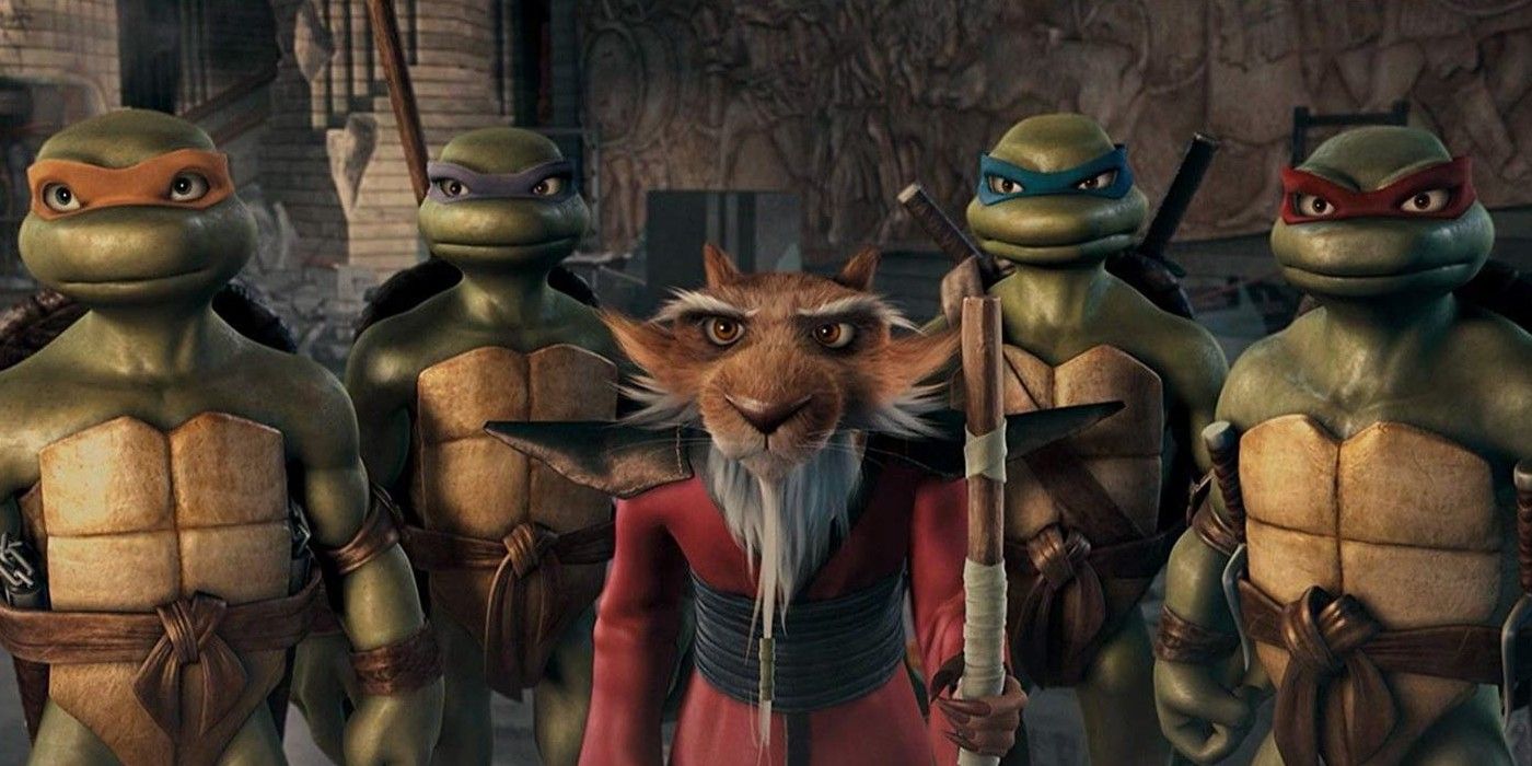 TMNT 2007 Turtles and Splinter