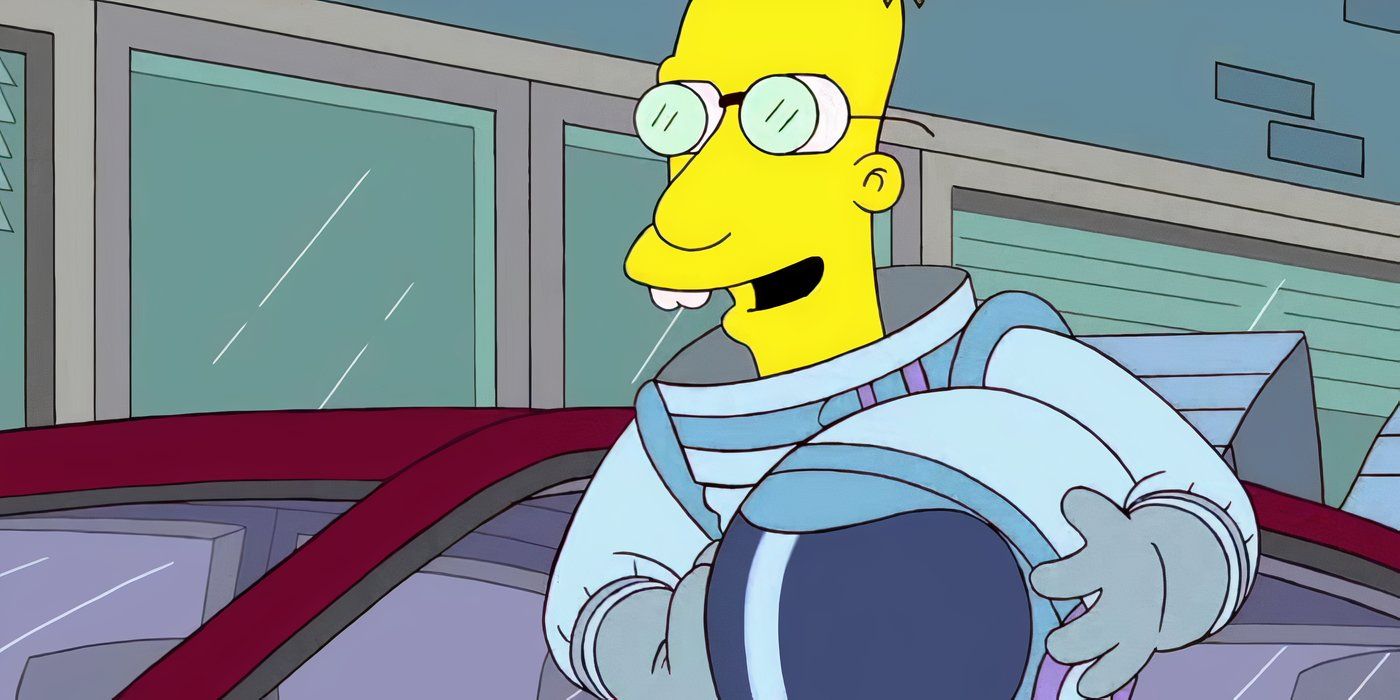 Professor Frink in a space suit in 'The Simpsons'