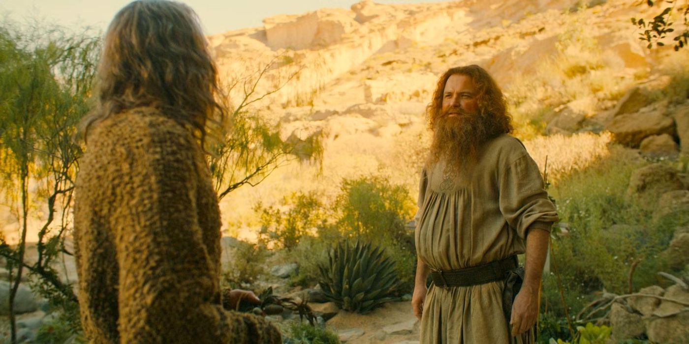 Tom Bombadil, played by Rory Kinnear, in 'Lord of the Rings: Rings of Power' Season 2, Episode 4.