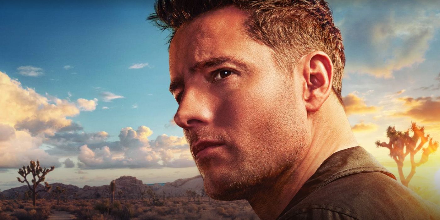 Justin Hartley as Colter Shaw looking elsewhere in a promotional image for 'Tracker' Season 2.