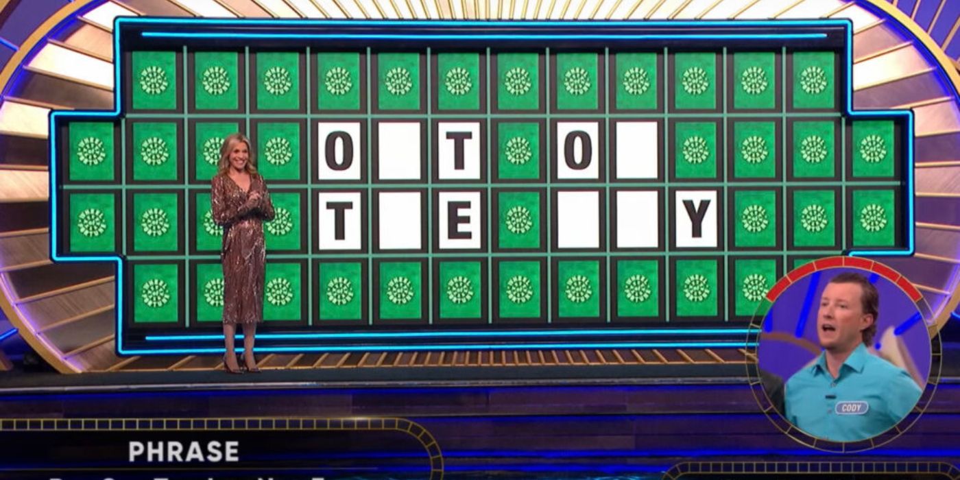 Cody Hunger answers a puzzle on 'Wheel of Fortune.'