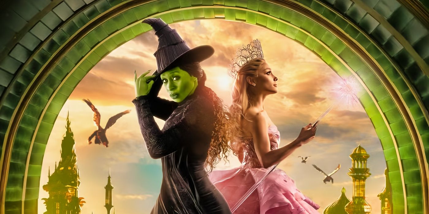 Cynthia Erivo y Ariana Grande se hacen pasar por Elphaba y Glinda en el cartel de Wicked