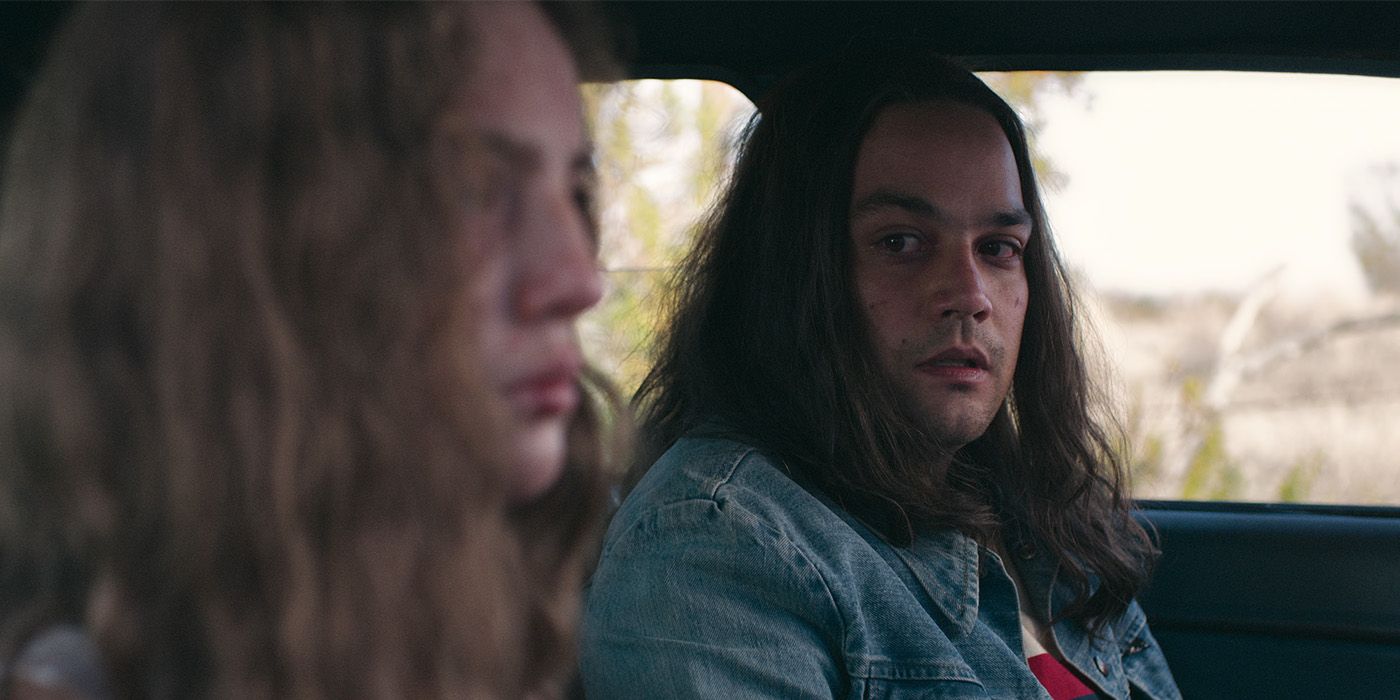 Still of Daniel Zovatto in Woman of the Hour looking at a girl in a car