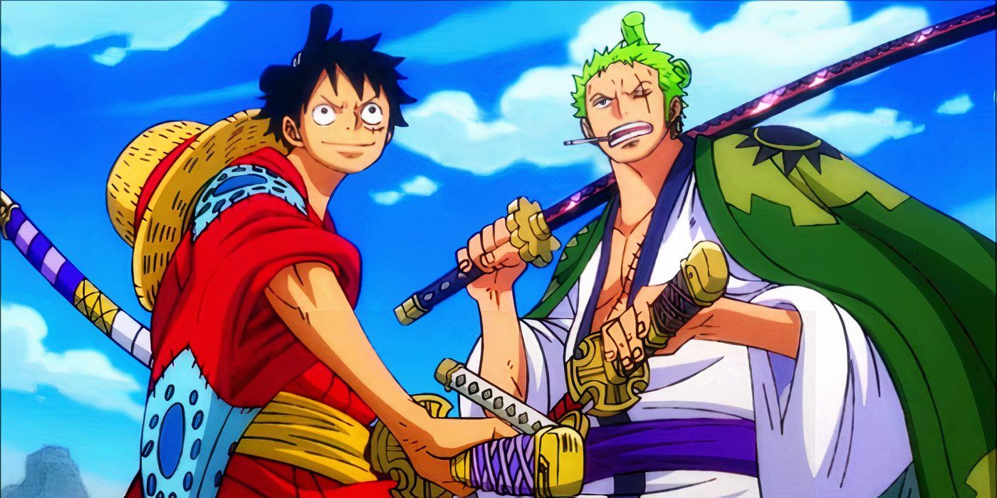 Zoro and Luffy together in 'One Piece'