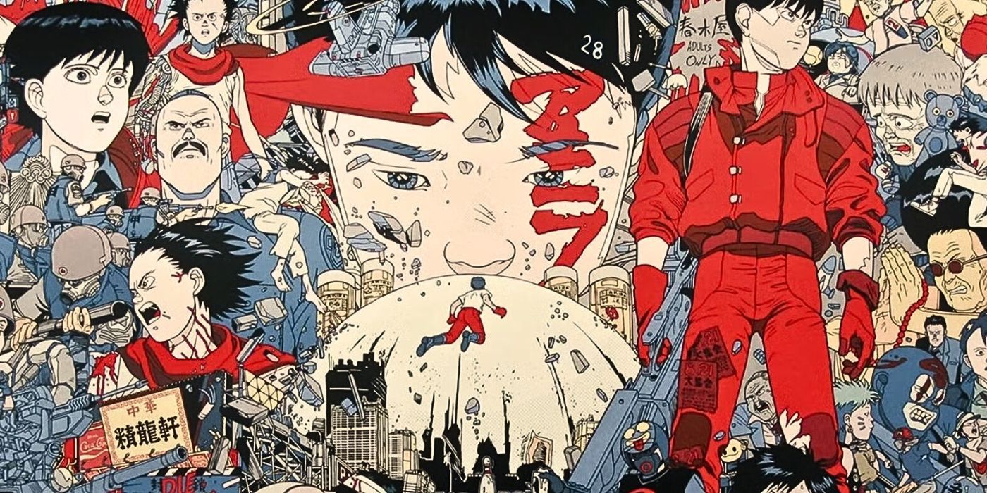 Imagen en color del manga “AKIRA” (1982-1990) de Katsuhiro Otomo