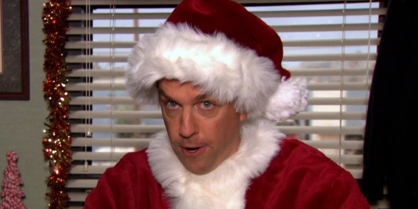 Andy on The Office Dressed as Santa