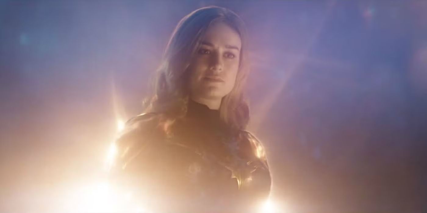 Carol Danvers (Brie Larson) in space in 'Avengers: Endgame'