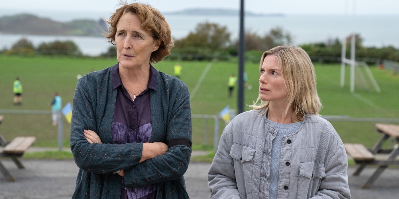 Fiona Shaw and Eva Birthisle in Bad Sisters Season 2 Episode 3