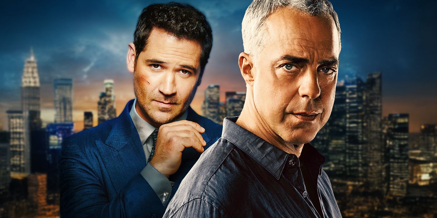 Titus Welliver from Bosch and Manuel Garcia-Rulfo from The Lincoln Lawyer