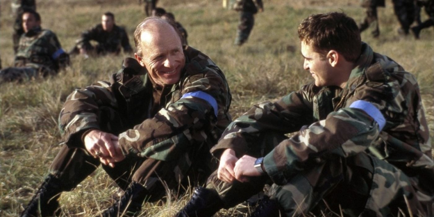 Ed Harris y Joaquin Phoenix 