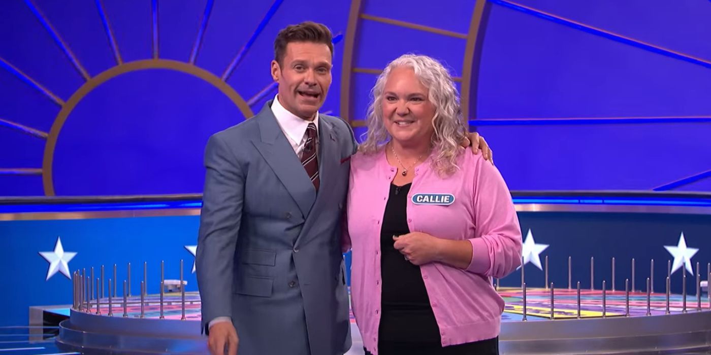 Callie and Ryan Seacrest in Wheel of Fortune