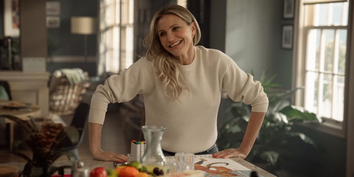 Cameron Diaz smiling in Back in Action.