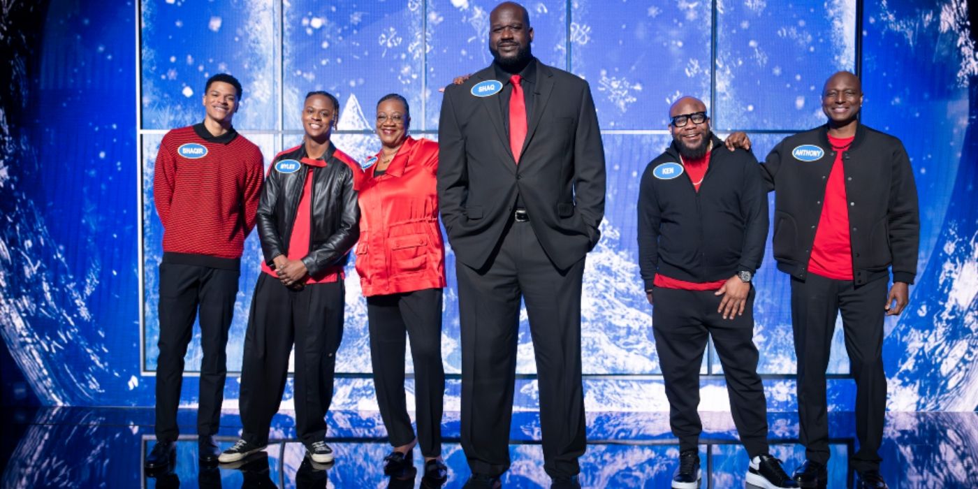 Team Shaquille O'Neal in the Christmas episode of 