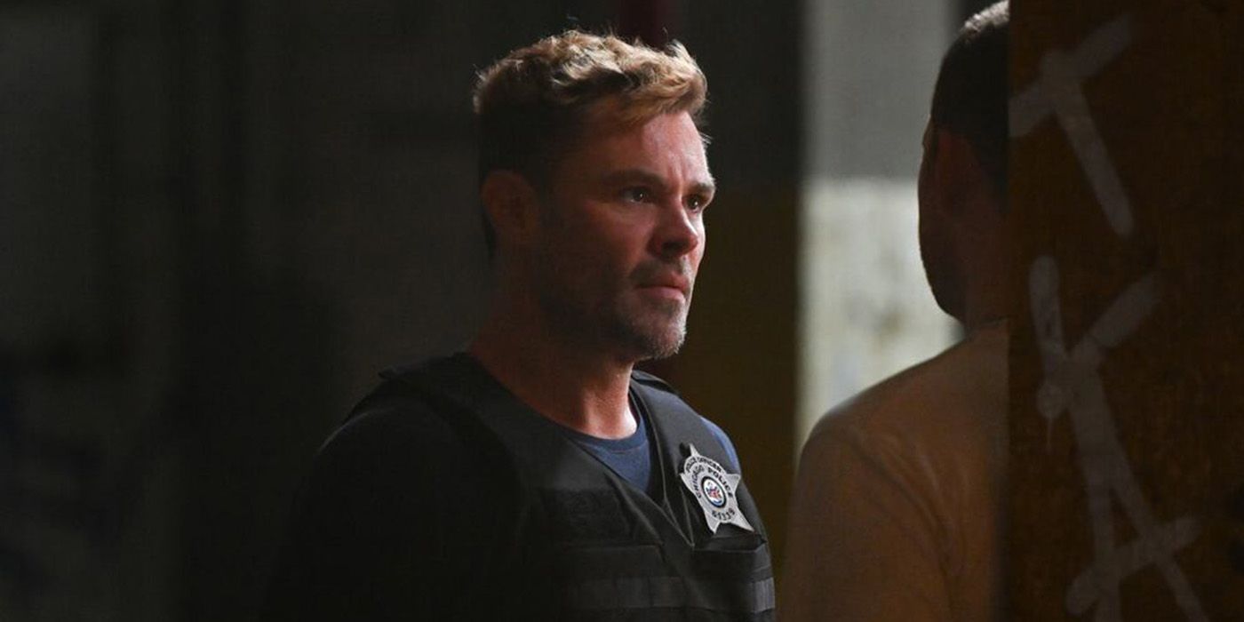 Patrick John Flueger as Officer Adam Ruzek in Chicago PD Season 12