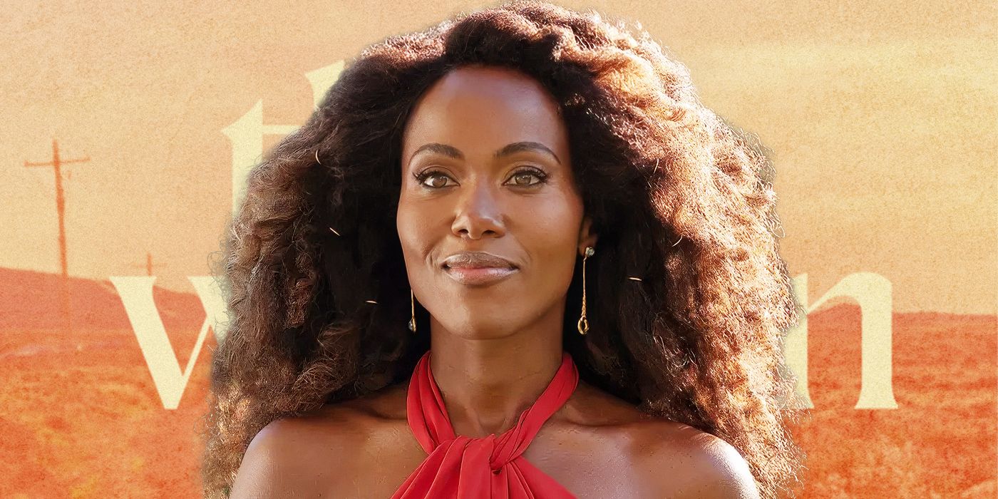 Custom image from Jefferson Chacon of DeWanda Wise in a red halter with curled hair for Three Women