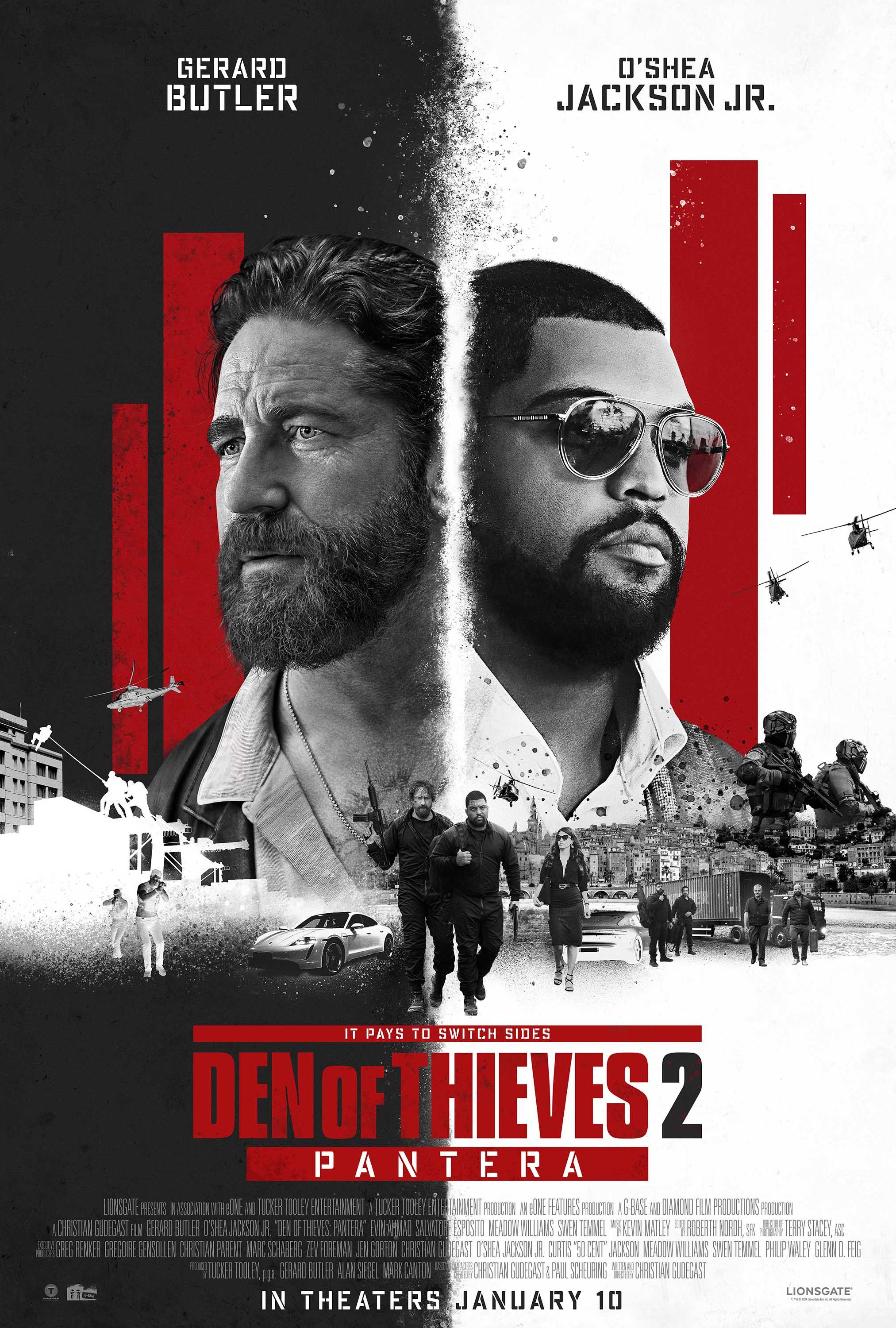 The poster for Den of Thieves 2: Pantera