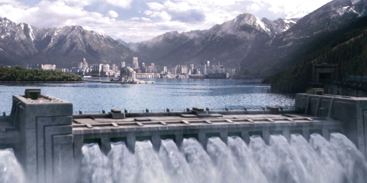 The hydroelectric dam in The Hunger Games