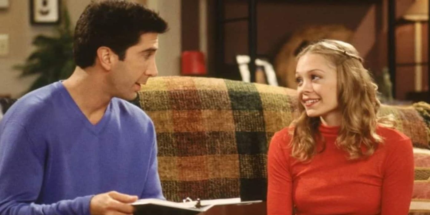 Ross and Elizabeth in Friends.