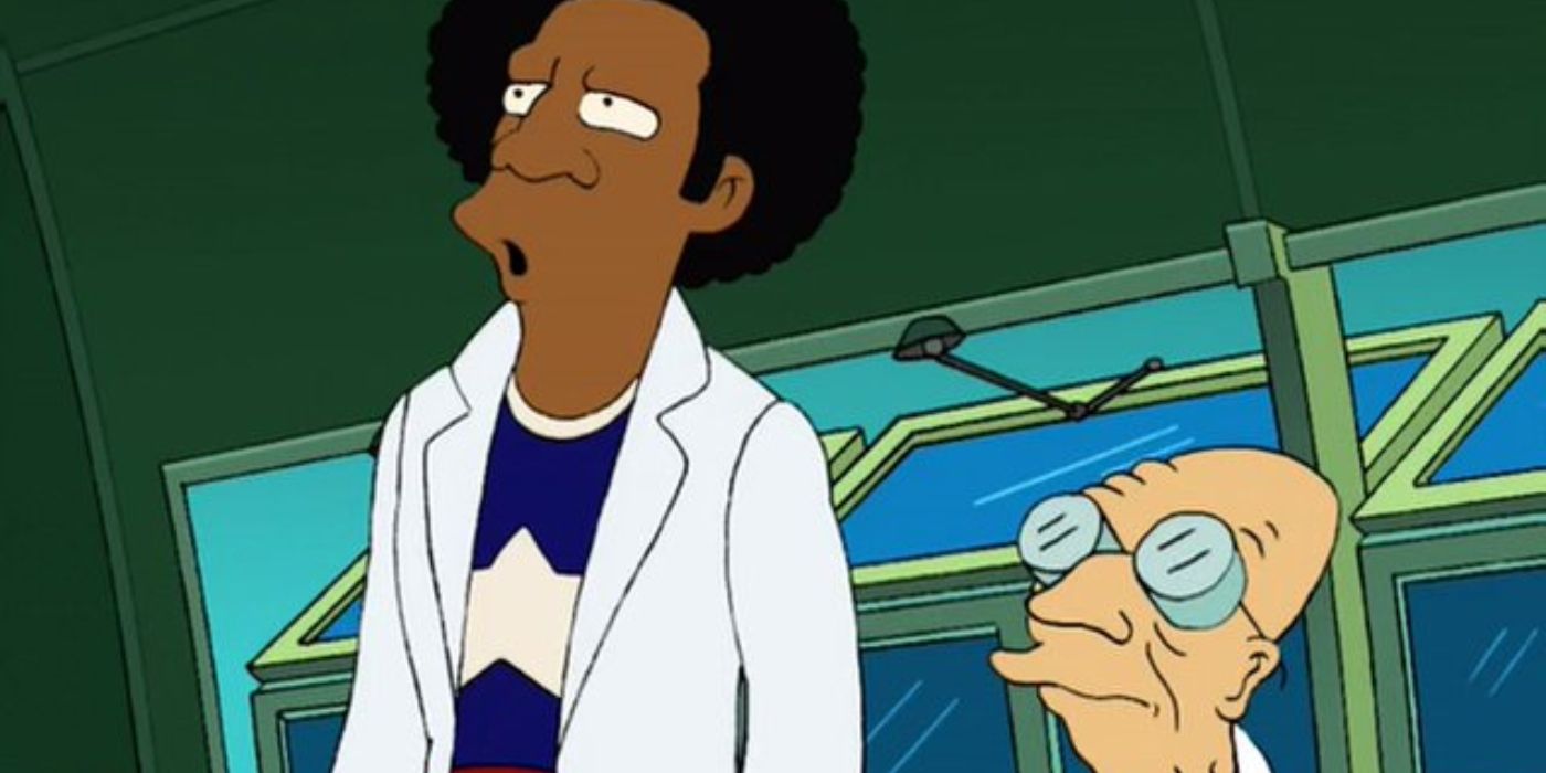 Ethan "Bubblegum" Tate and Professor Farnsworth in 'Futurama'