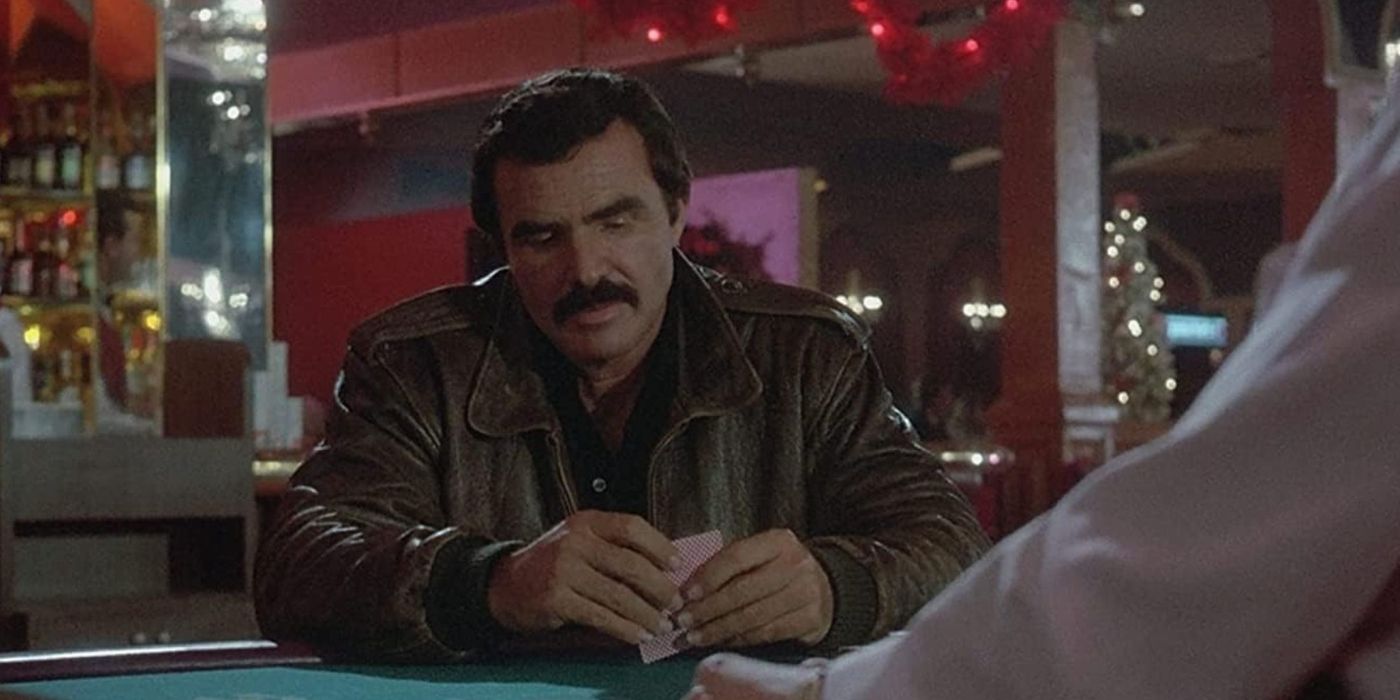 Burt Reynolds as Nick Escalante at a casino in Heat.