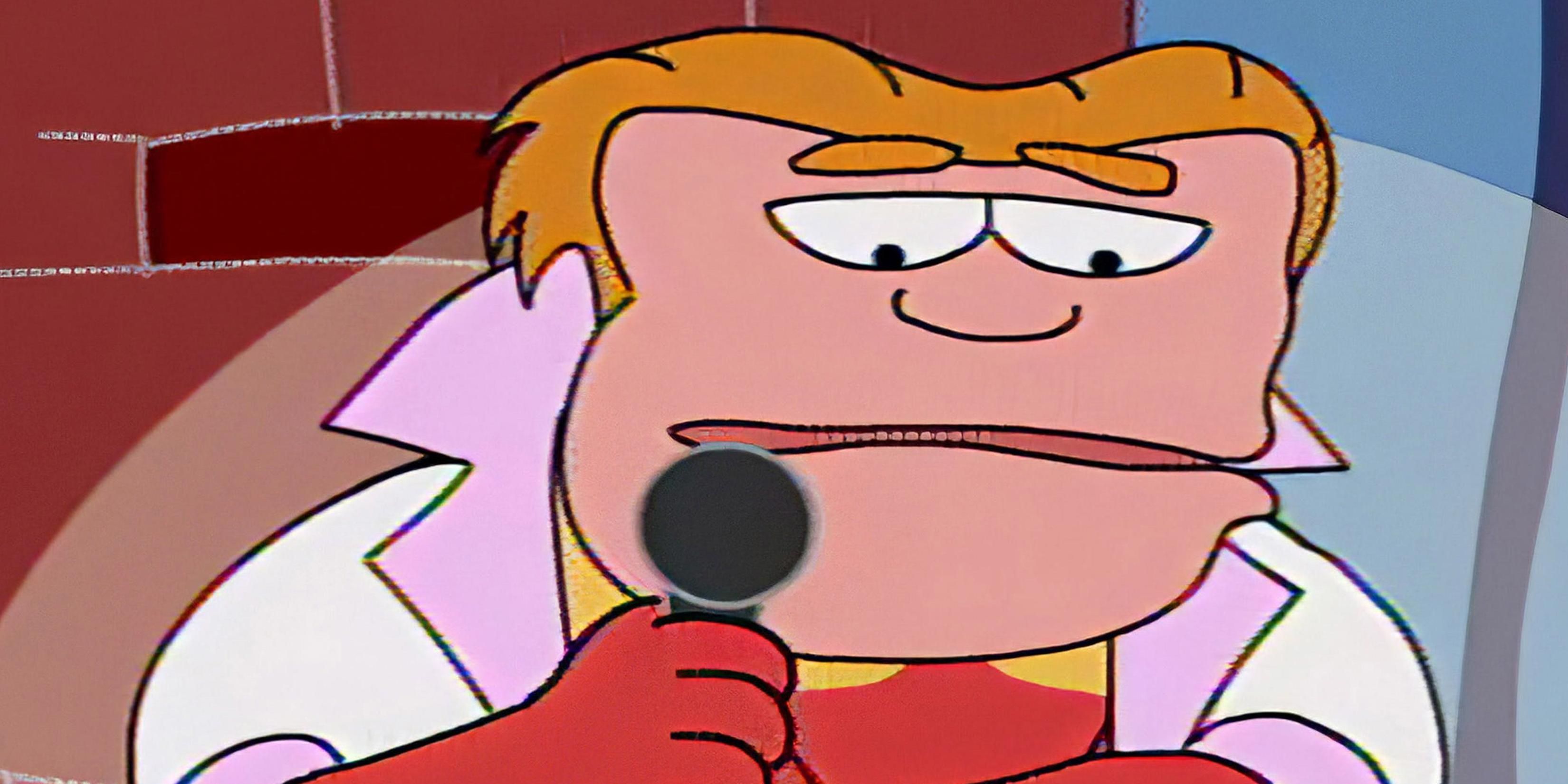 Coach McGuirk tries stand up in 'Home Movies.'