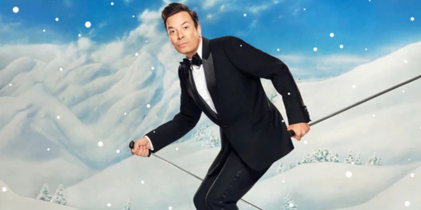 The album cover image for 'Jimmy Fallon's Holiday Seasoning Spectacular.'