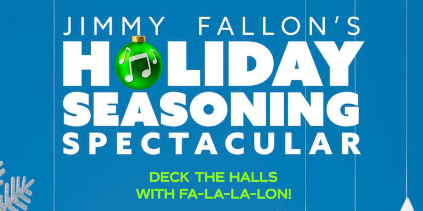 The text for &lsquo;Jimmy Fallon&rsquo;s Holiday Seasoning Spectacular.'