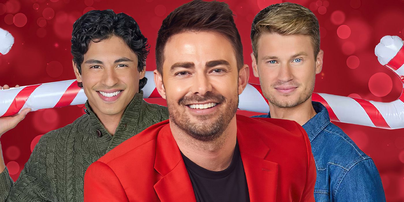 Jonathan Bennett + Hayden + Isaac de Hallmark's Buscando al Sr. Navidad