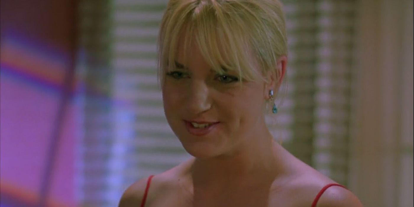 Juliette Danielle as Lisa smiling in 'The Room' (2003)