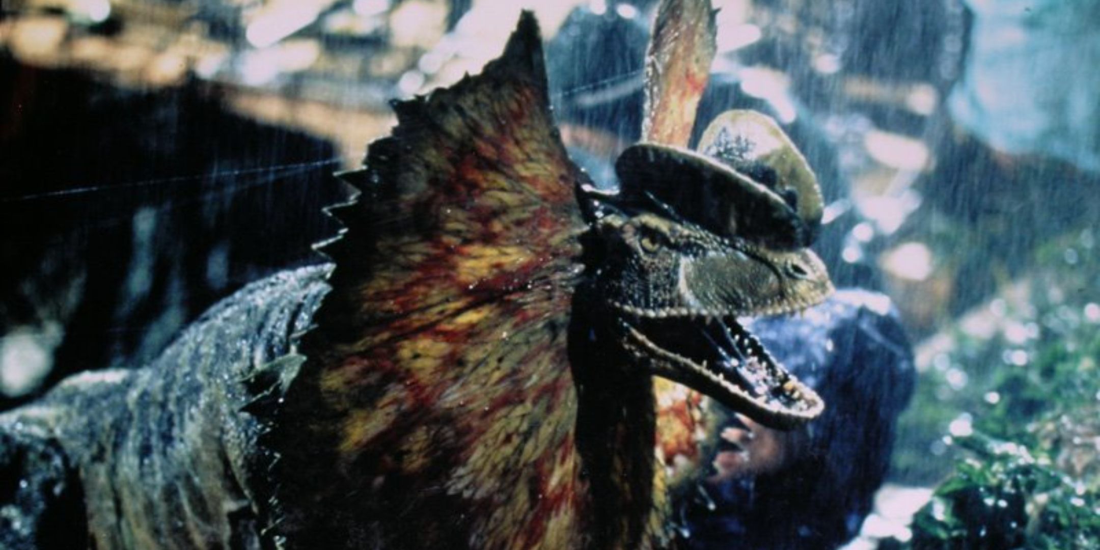 Dilophosaurus in Jurassic Park 1993