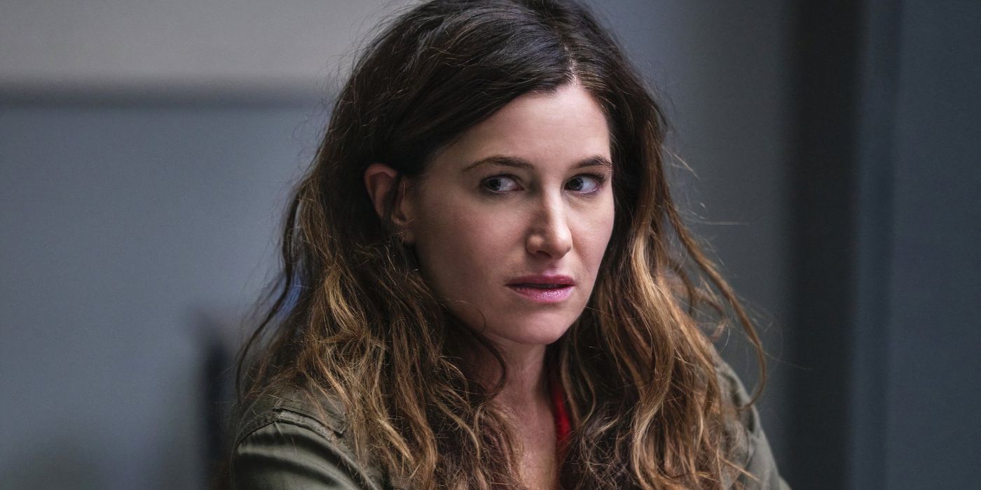 Kathryn Hahn playing the title role in Mrs. Fletcher
