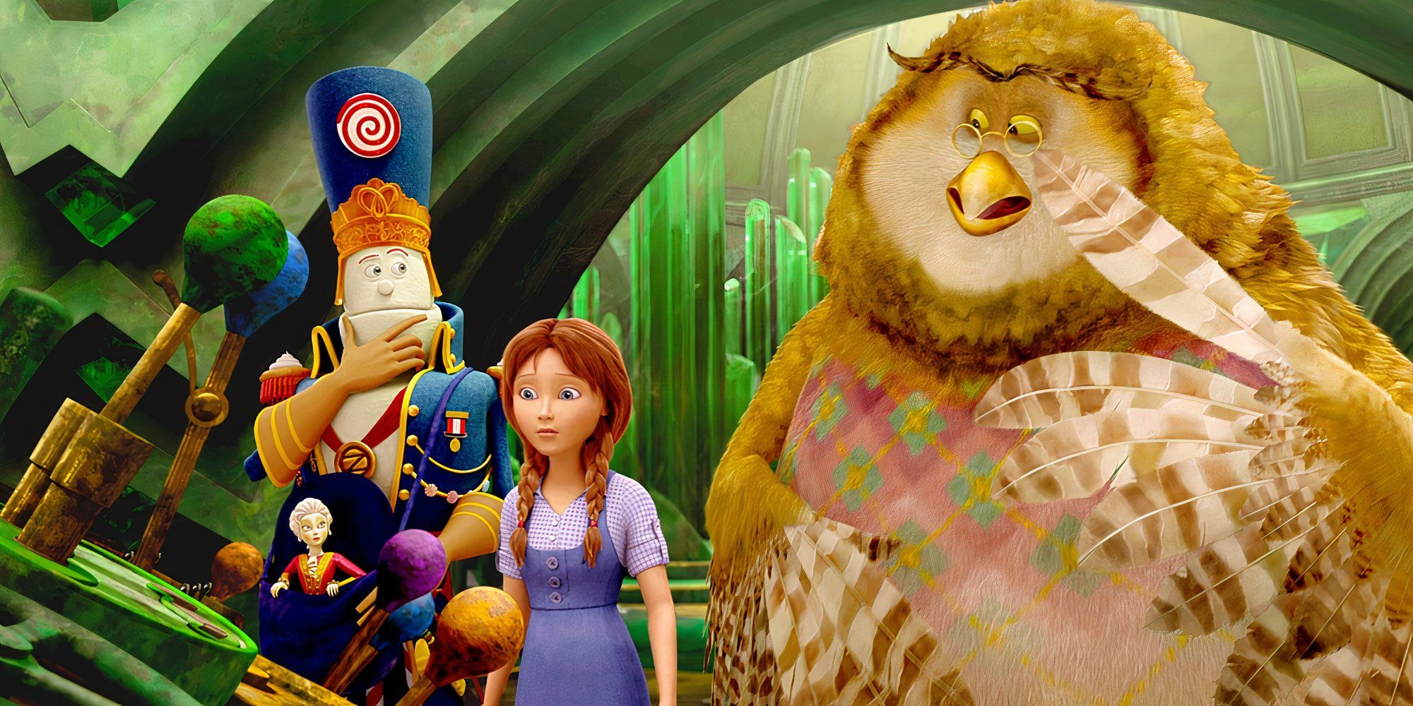 Dorothy (Lea Michele) talks with friends in &lsquo;Legends of Oz&rsquo; (2013,