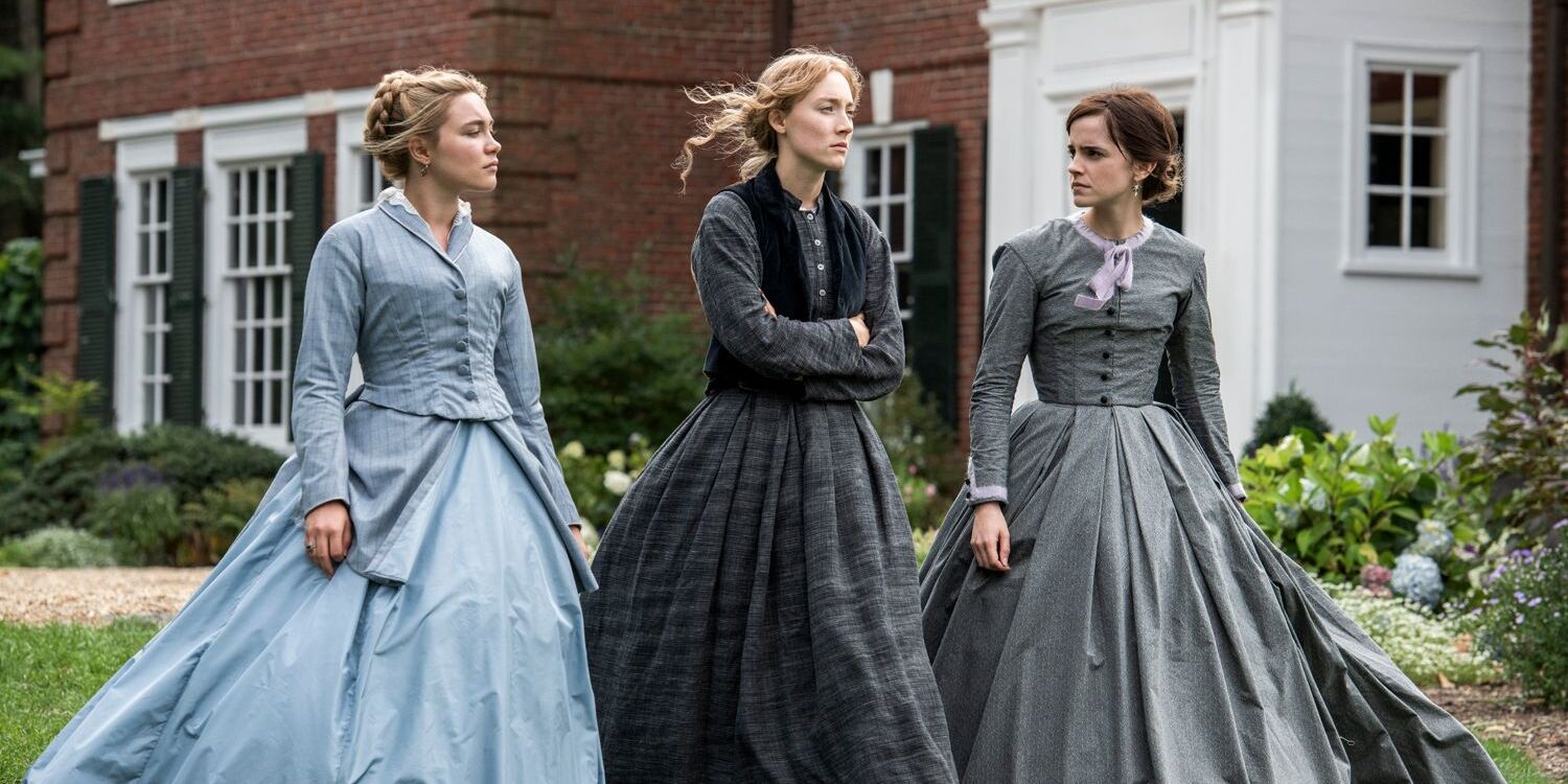 Saoirse Ronan, Florence Pugh, Emma Watson in 'Little Women'.