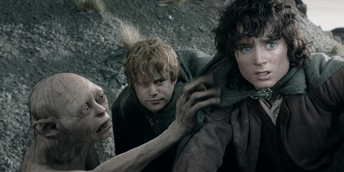 Gollum, Sam, and Frodo in &lsquo;The Lord of the Rings.'