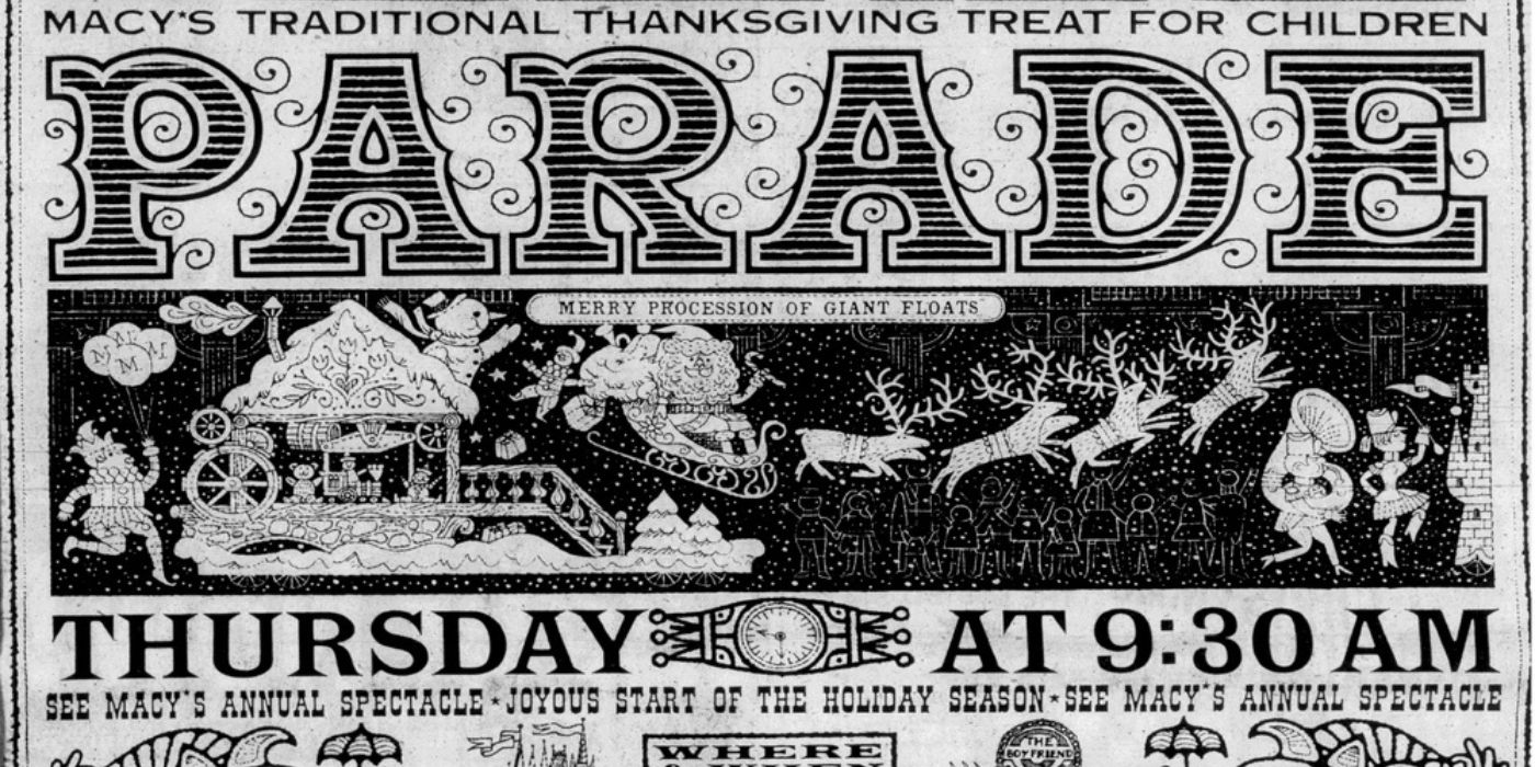 An  for the 1971 Macy&rsquo;s Thanksgiving Day Parade.
