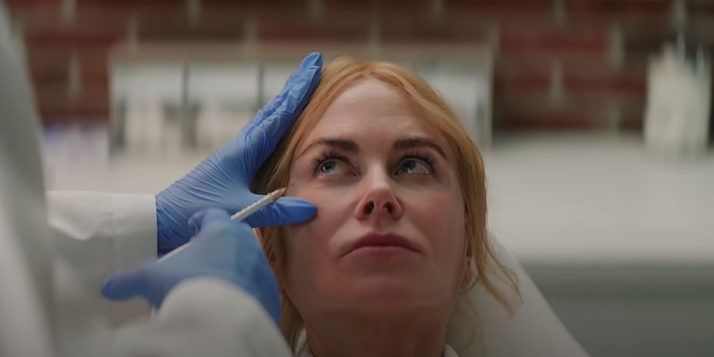 Nicole Kidman getting botox as Romy in Babygirl