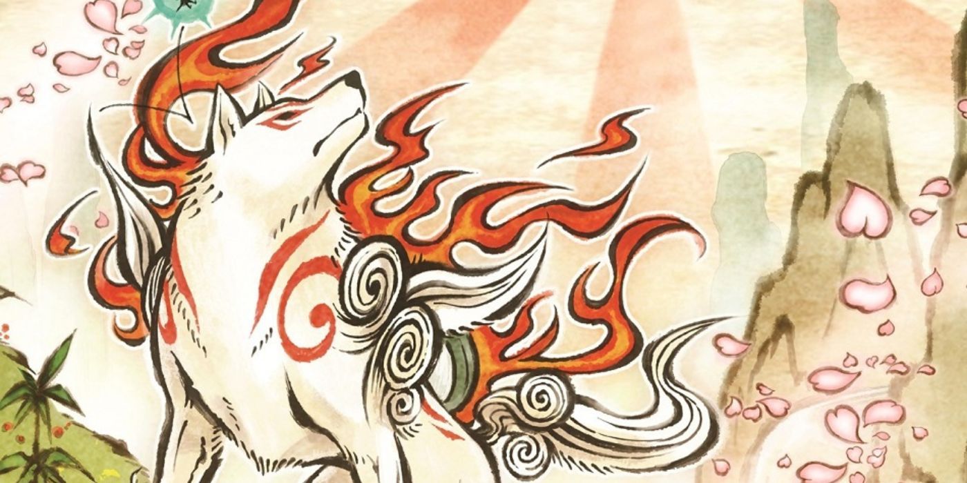 okami amaterasu the white wolf in &lsquo;okami&rsquo;