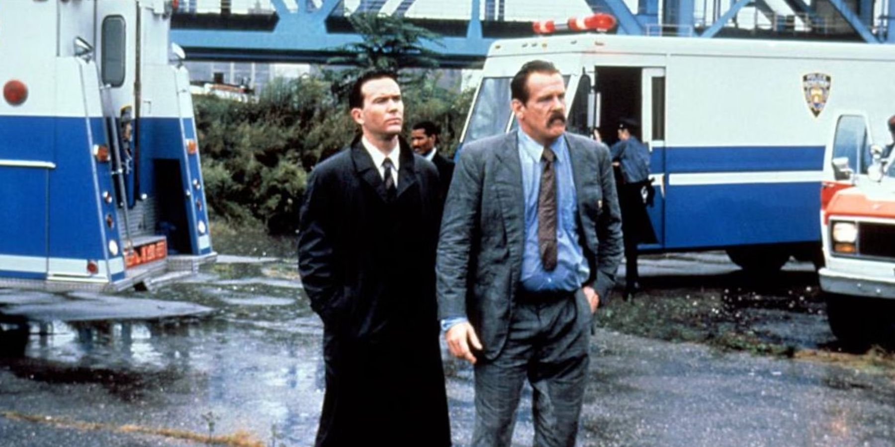 Nick Nolte and Timothy Hutton in &lsquo;Q &amp; A&rsquo;